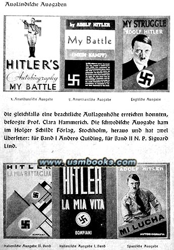 foreign editions Mein Kampf